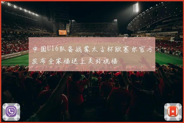 中国U16队备战蒙太古杯欧塞尔官方发布全家福送上美好祝福